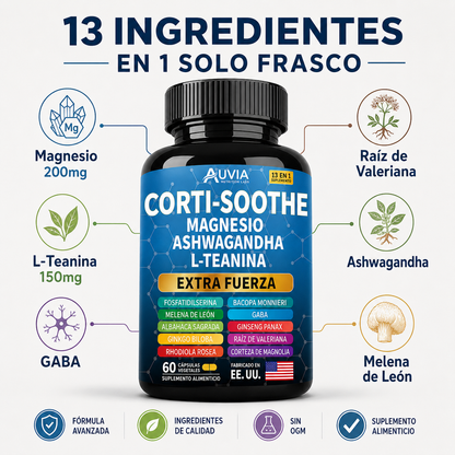 AUVIA™ Corti-Soothe | Tu rutina para noches más tranquilas